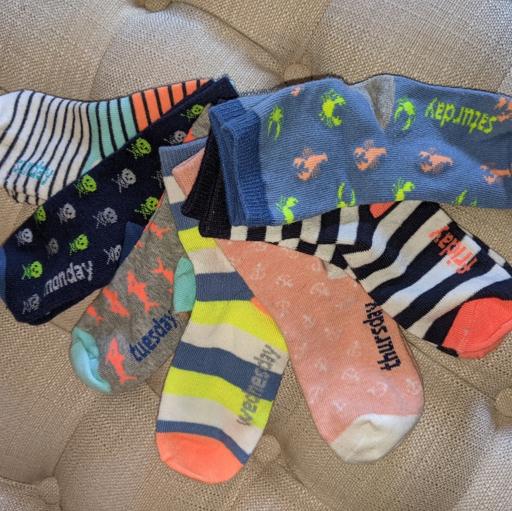 OshKosh B'Gosh Days of the Week Socks